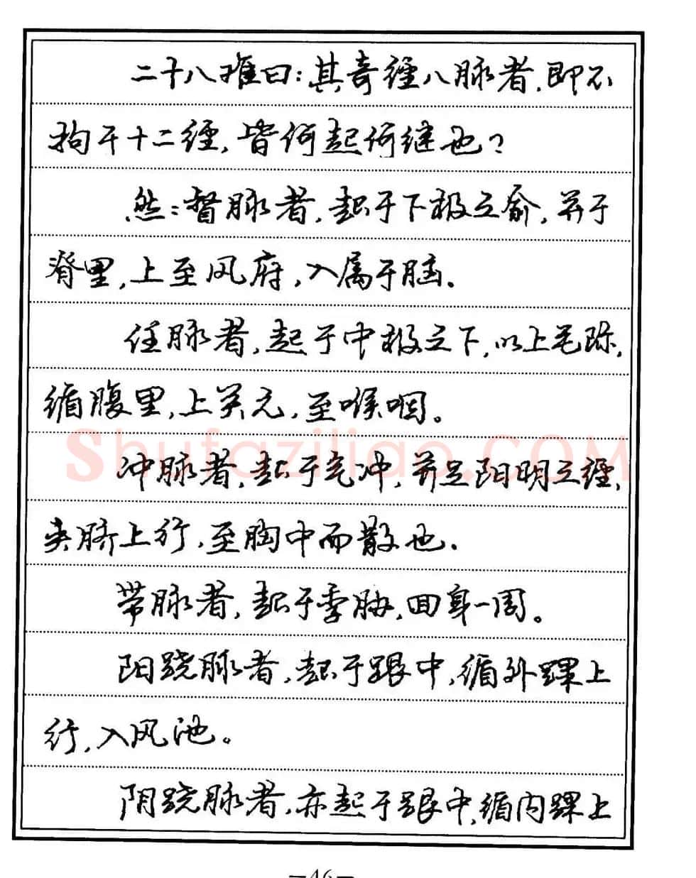 苏德生书法《中医经典钢笔字帖难经》 | 硬笔书法字帖