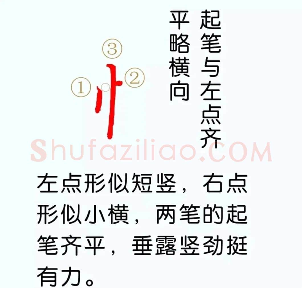 硬笔楷书教程：81个偏旁部首写法图解 | 硬笔书法字帖