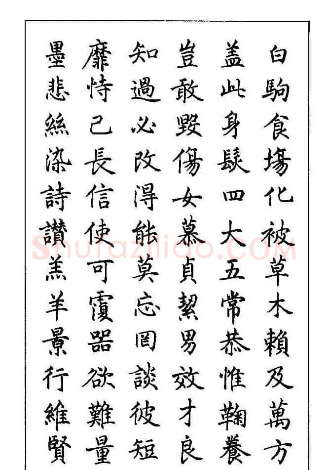 梁鼎光硬笔楷书字帖《钢笔临帖精选》 | 硬笔书法字帖