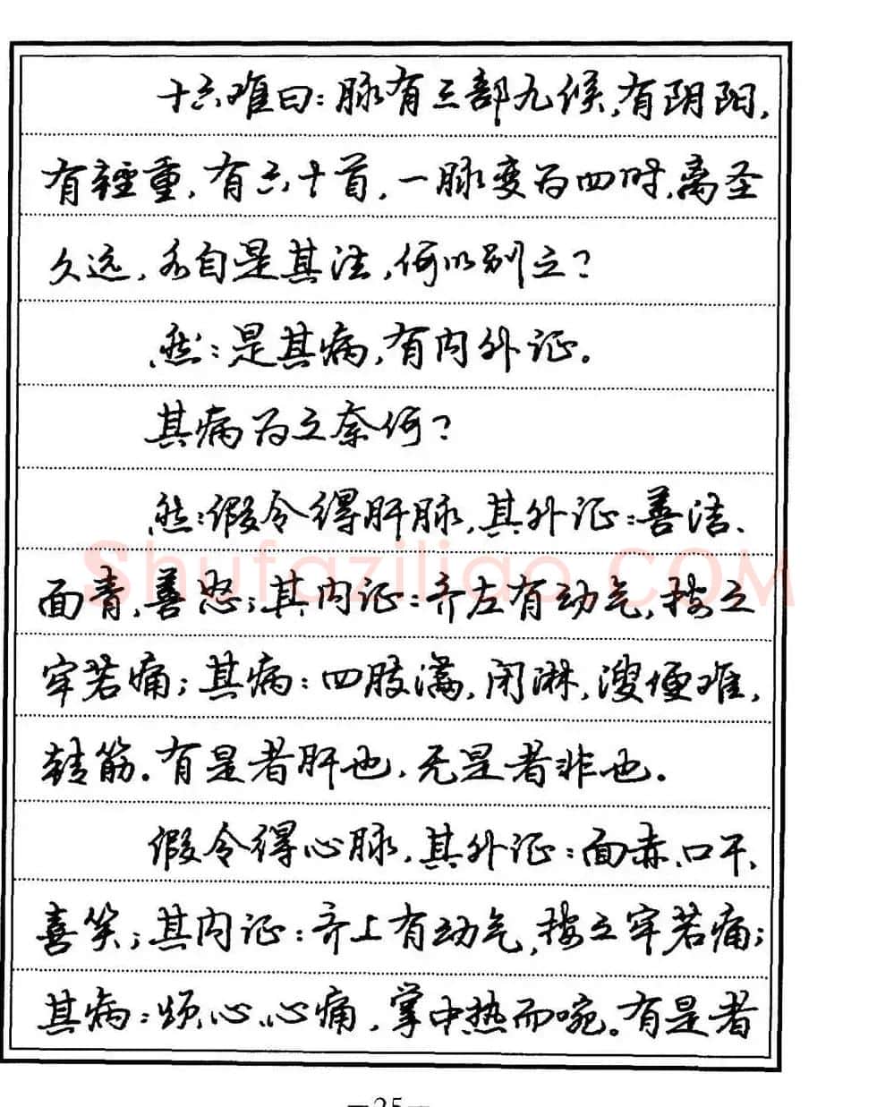 苏德生书法《中医经典钢笔字帖难经》 | 硬笔书法字帖