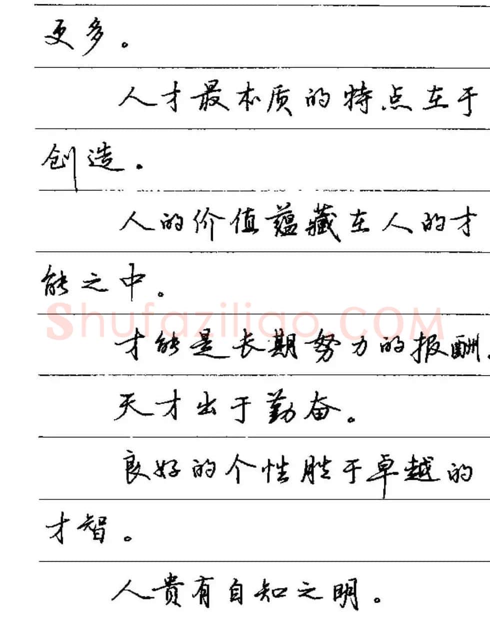 卢中南硬笔字帖《谚语名句》行书篇 | 钢笔书法字帖