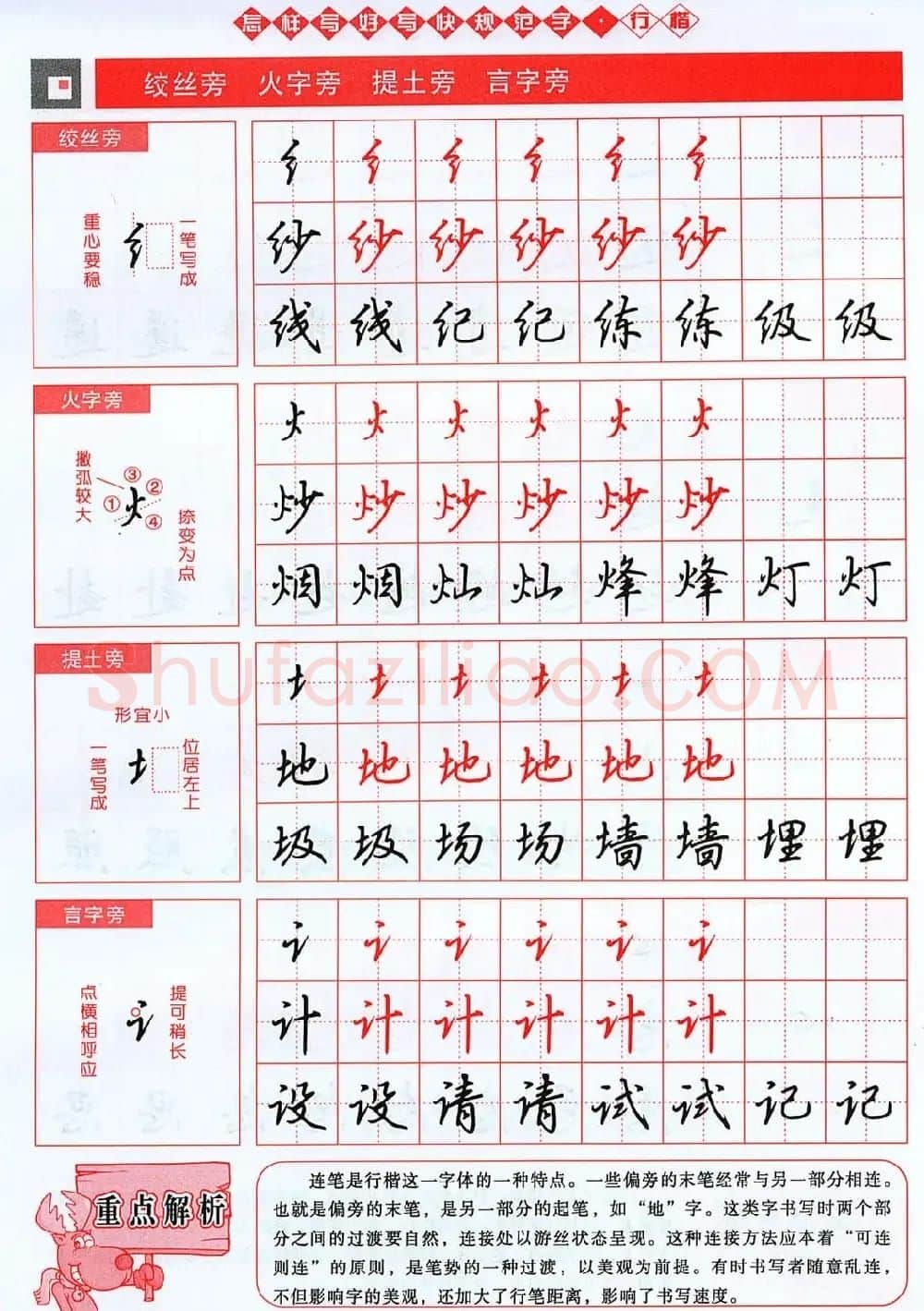吴玉生行楷书法字帖《怎样写好写快规范字》 | 钢笔书法字帖