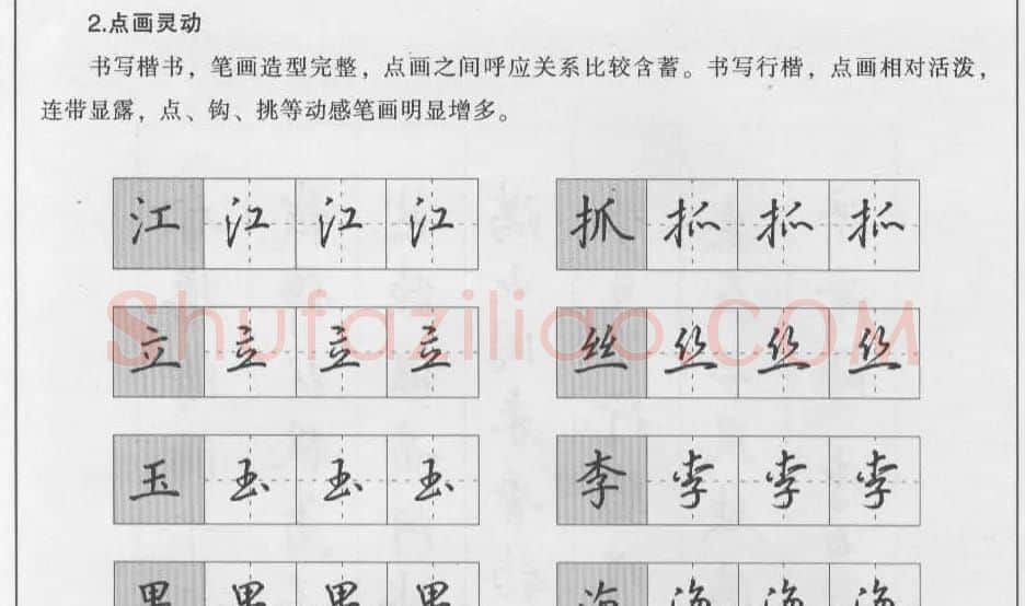 钢笔行书入门教材 | 钢笔书法字帖