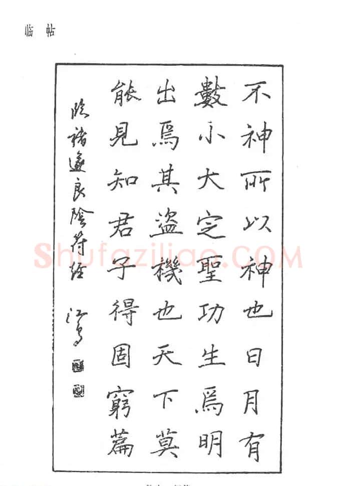 沈鸿根硬笔书法字帖《江鸟钢笔书法》 | 钢笔书法字帖