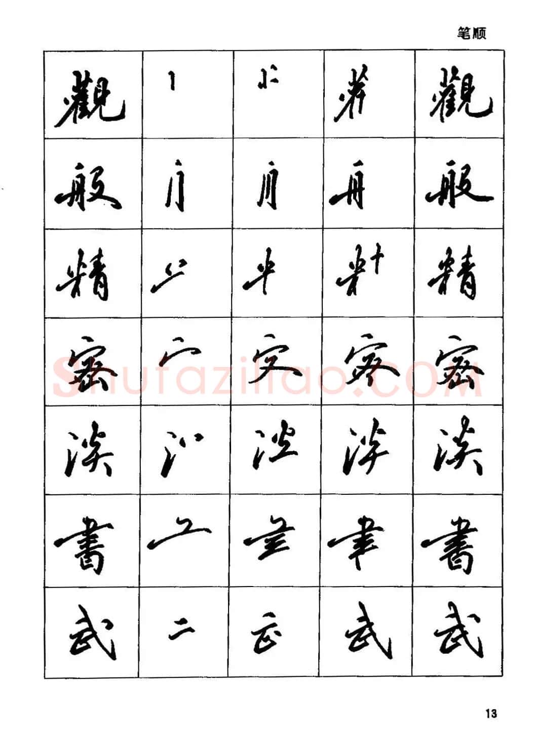 田英章硬笔书法字帖《钢笔行书实用技法字帖》 | 硬笔书法字帖