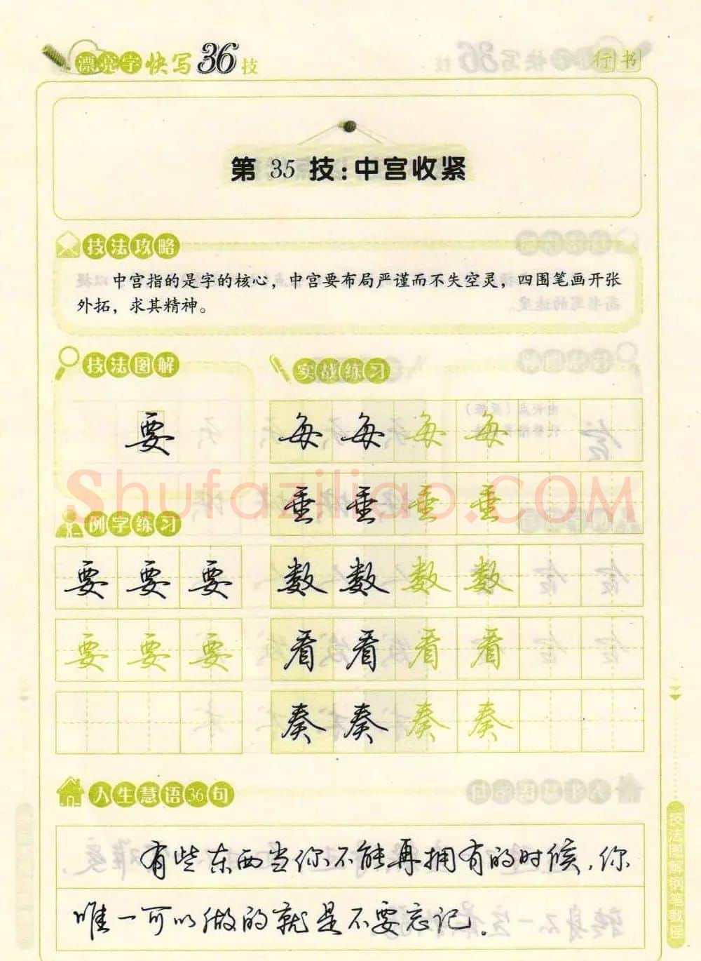 荆霄鹏钢笔行书字帖《漂亮字快写36技》 | 钢笔书法字帖