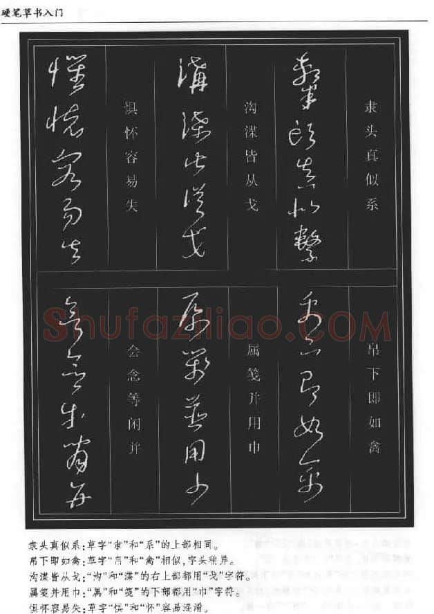 硬笔书法丛书《硬笔草书入门》 | 硬笔书法字帖
