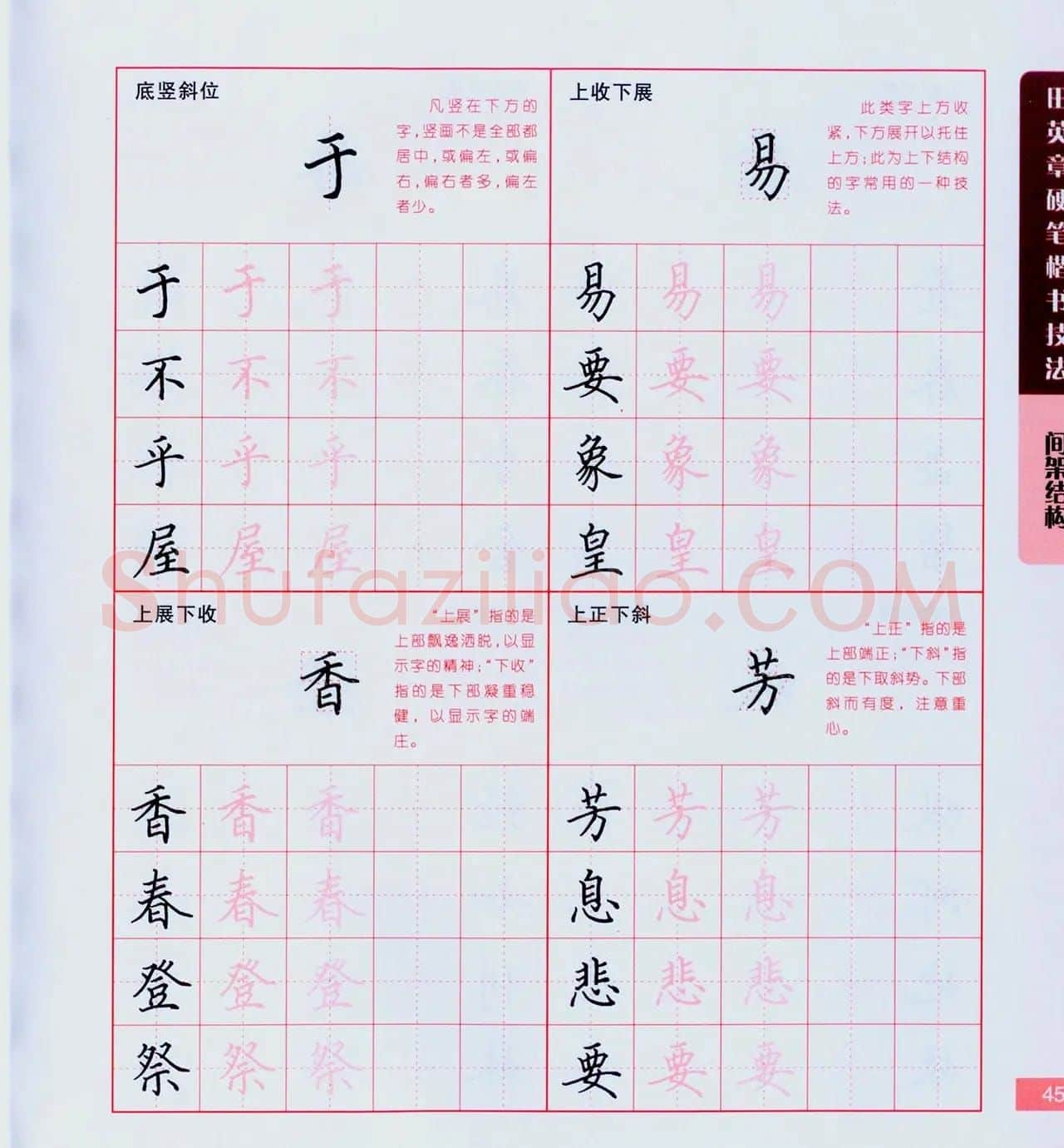 田英章硬笔楷书技法.pdf下载 | 钢笔书法字帖