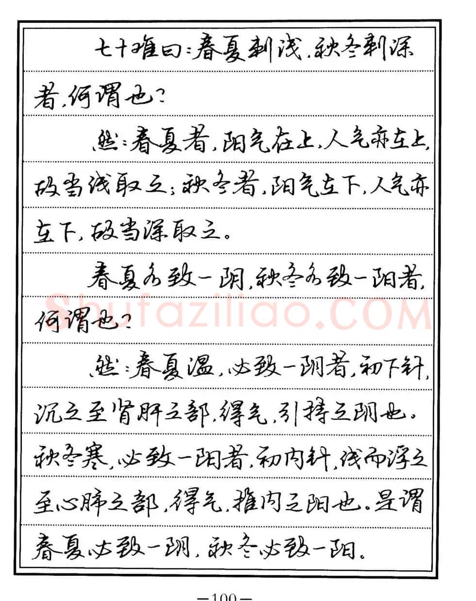苏德生书法《中医经典钢笔字帖难经》 | 硬笔书法字帖