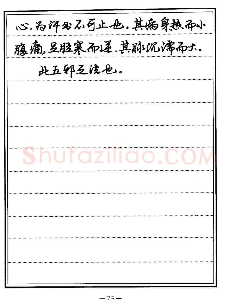 苏德生书法《中医经典钢笔字帖难经》 | 硬笔书法字帖