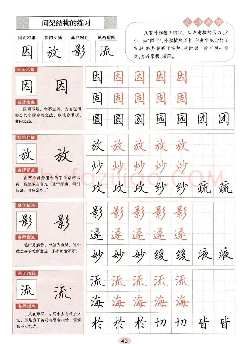 田英章钢笔楷书字帖《无师自通学书法》 | 硬笔书法字帖