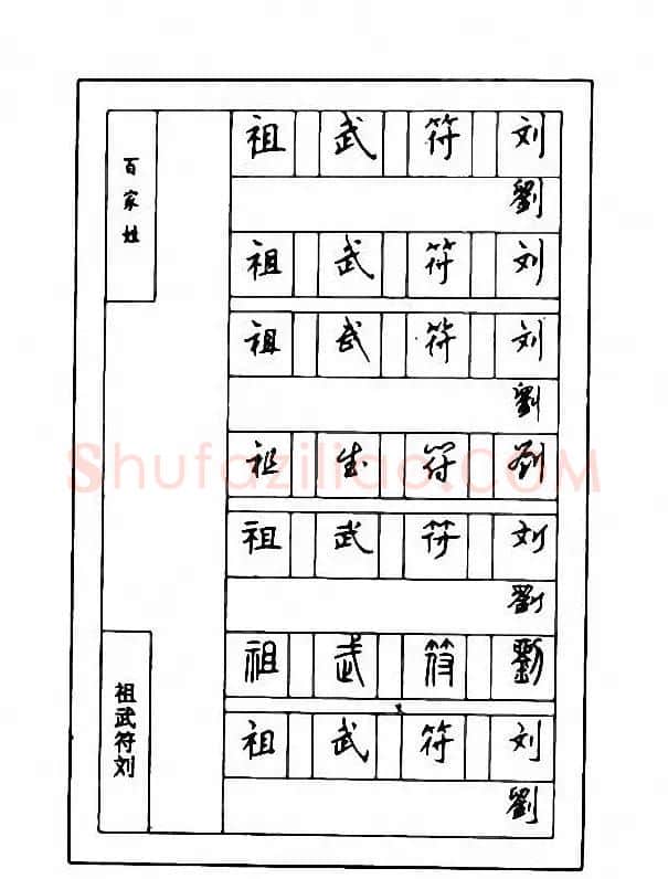 钢笔七体字帖《顾仲安书百家姓》 | 硬笔书法字帖