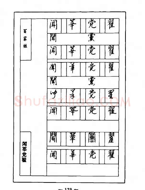 钢笔七体字帖《顾仲安书百家姓》 | 硬笔书法字帖