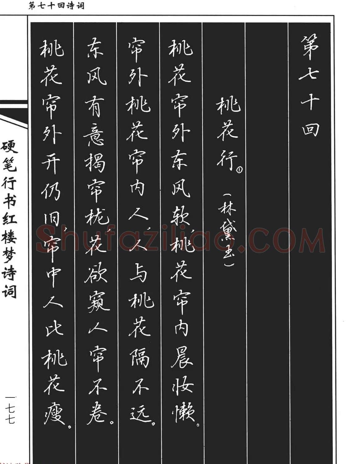 吴玉生钢笔字帖欣赏《硬笔行书红楼梦诗词》 | 硬笔书法字帖