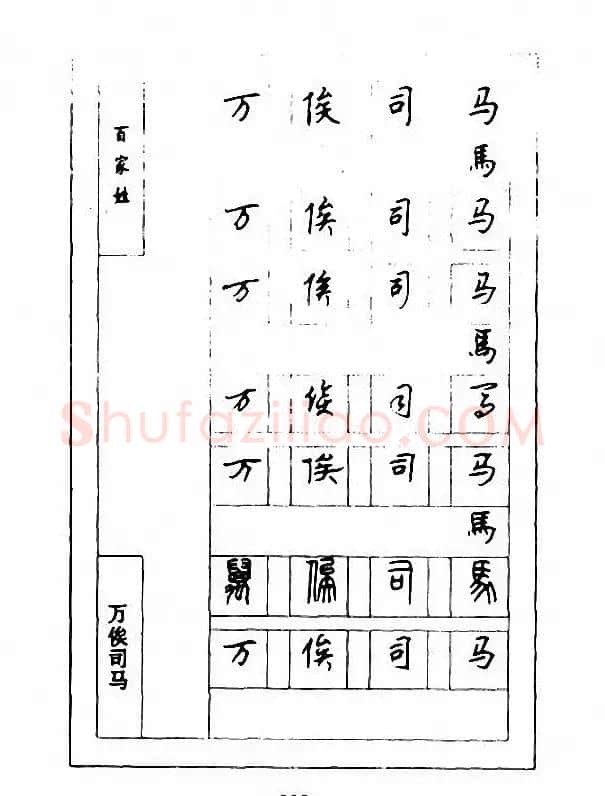 钢笔七体字帖《顾仲安书百家姓》 | 硬笔书法字帖