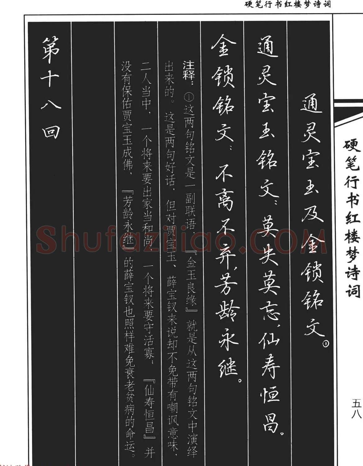 吴玉生钢笔字帖欣赏《硬笔行书红楼梦诗词》 | 硬笔书法字帖
