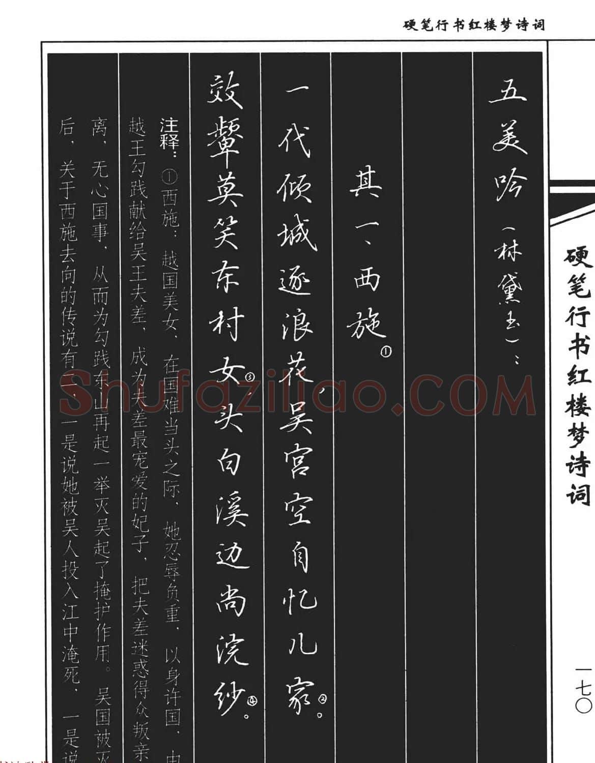 吴玉生钢笔字帖欣赏《硬笔行书红楼梦诗词》 | 硬笔书法字帖