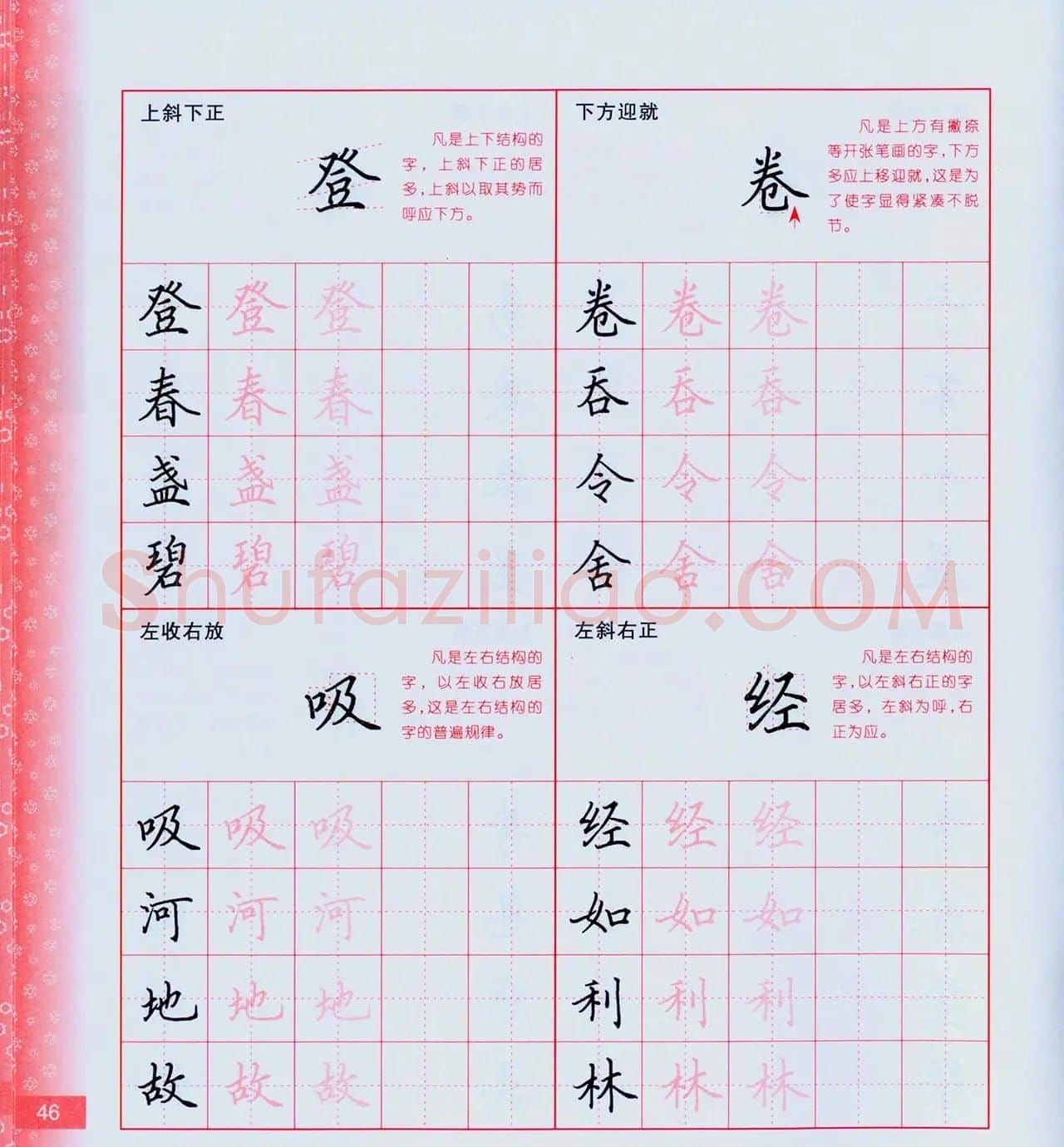 田英章硬笔楷书技法.pdf下载 | 钢笔书法字帖