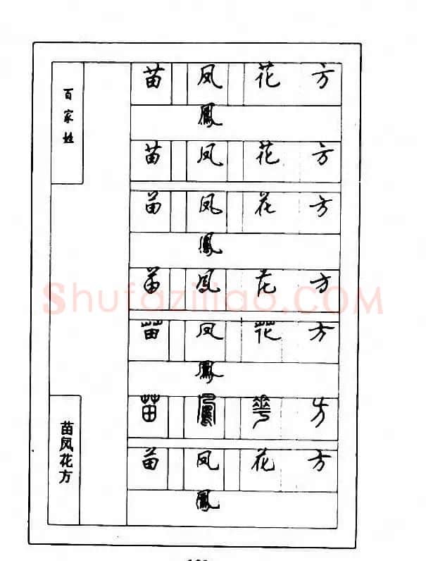钢笔七体字帖《顾仲安书百家姓》 | 硬笔书法字帖