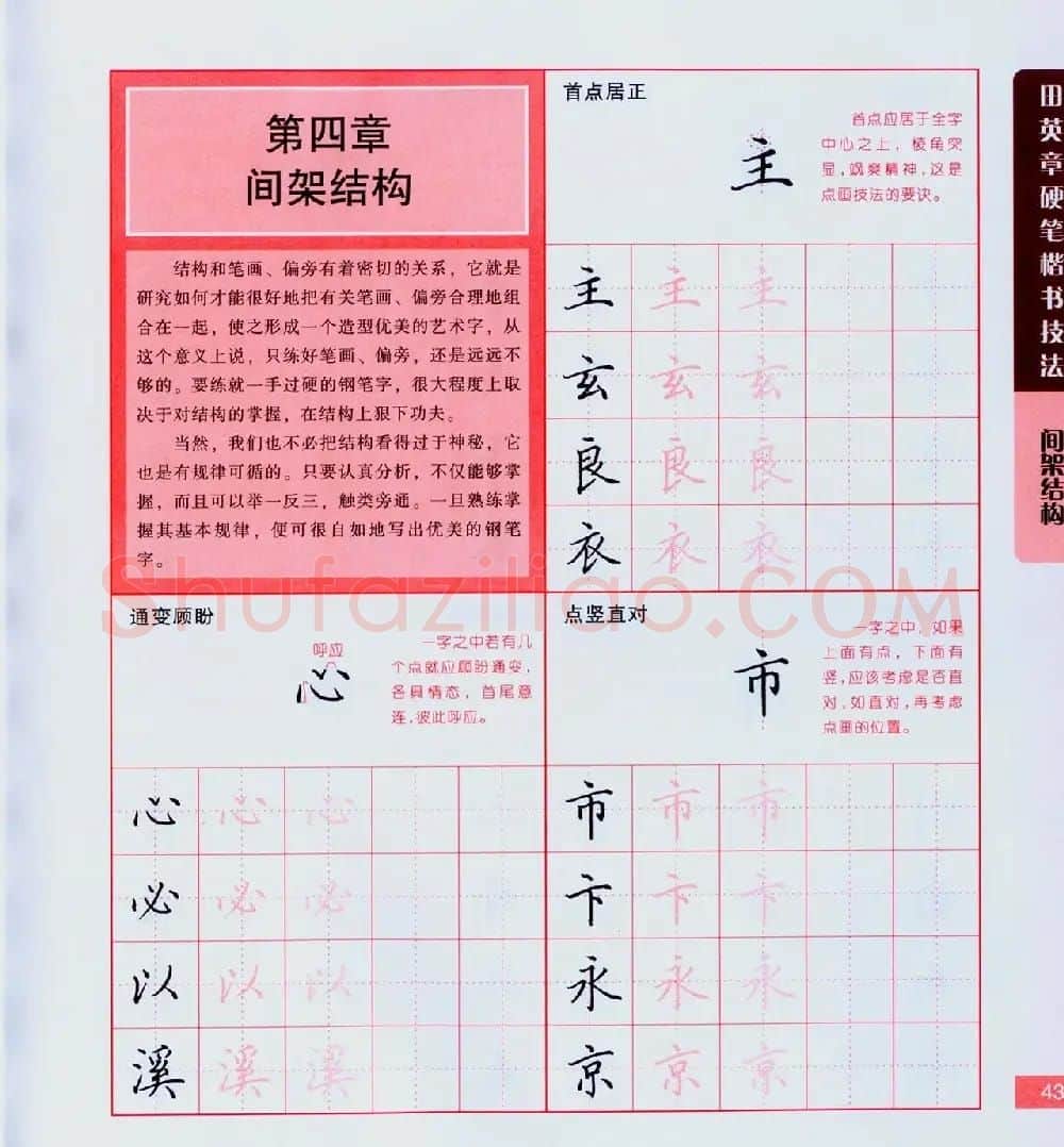 田英章硬笔楷书技法.pdf下载 | 钢笔书法字帖