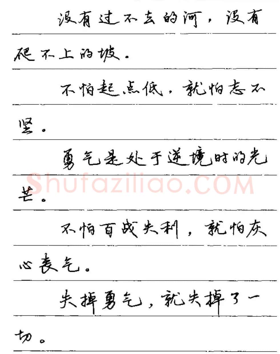 卢中南硬笔字帖《谚语名句》行书篇 | 钢笔书法字帖