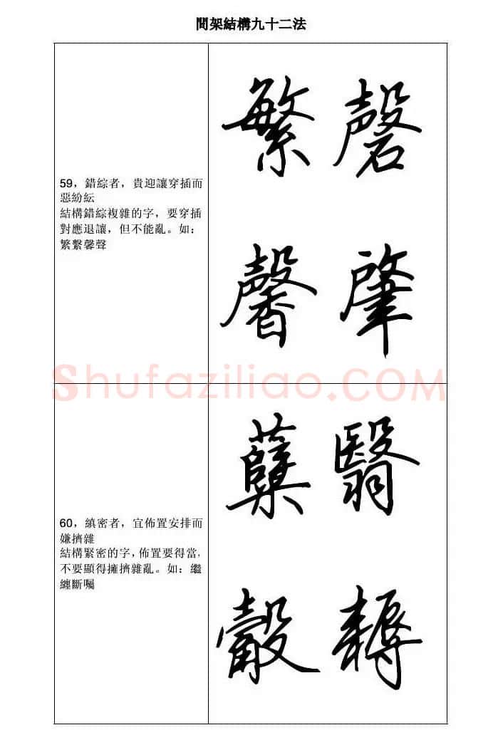 田英章钢笔字帖行书间架结构九十二法 | 钢笔书法字帖