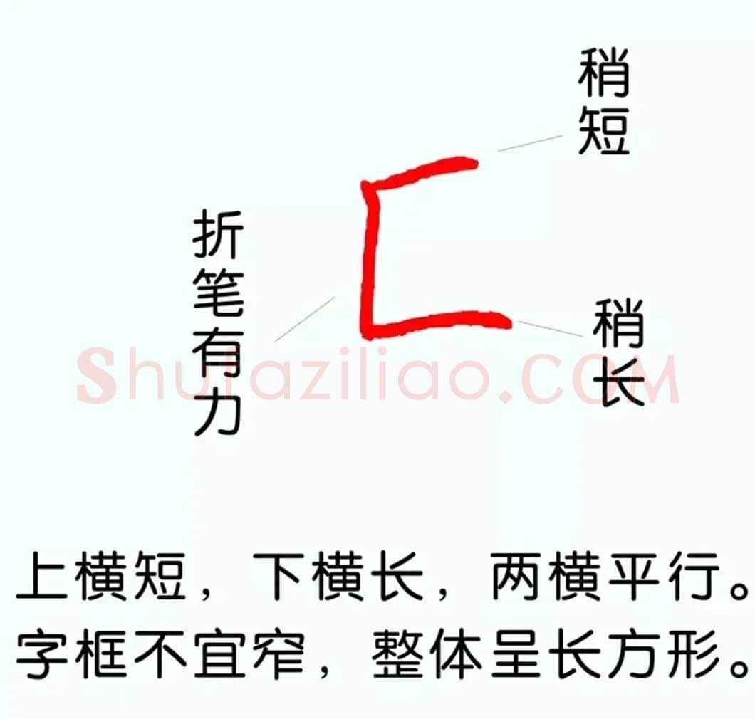 硬笔楷书教程：81个偏旁部首写法图解 | 硬笔书法字帖