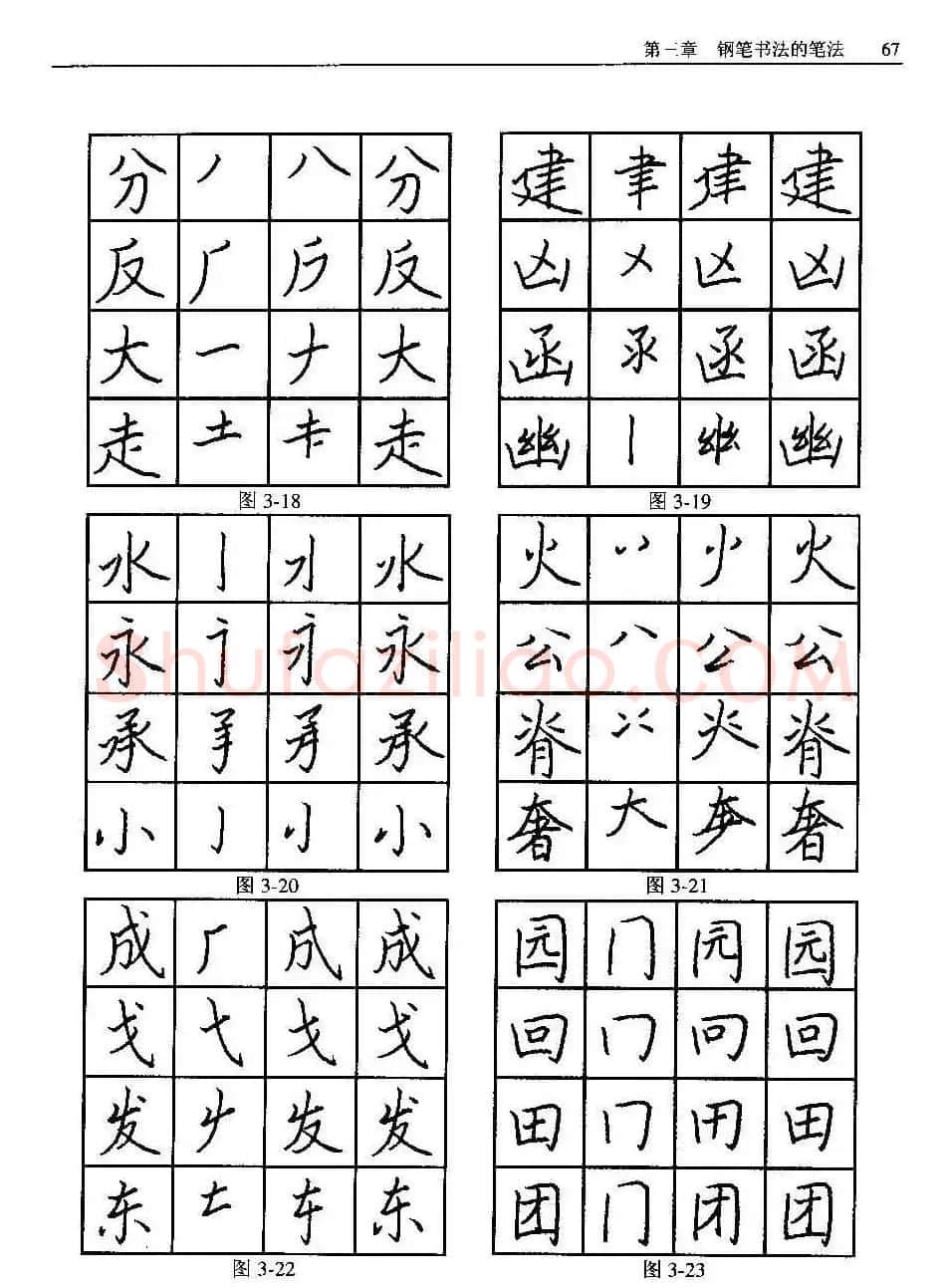 王正良著《中国钢笔书法教程》 | 钢笔书法字帖