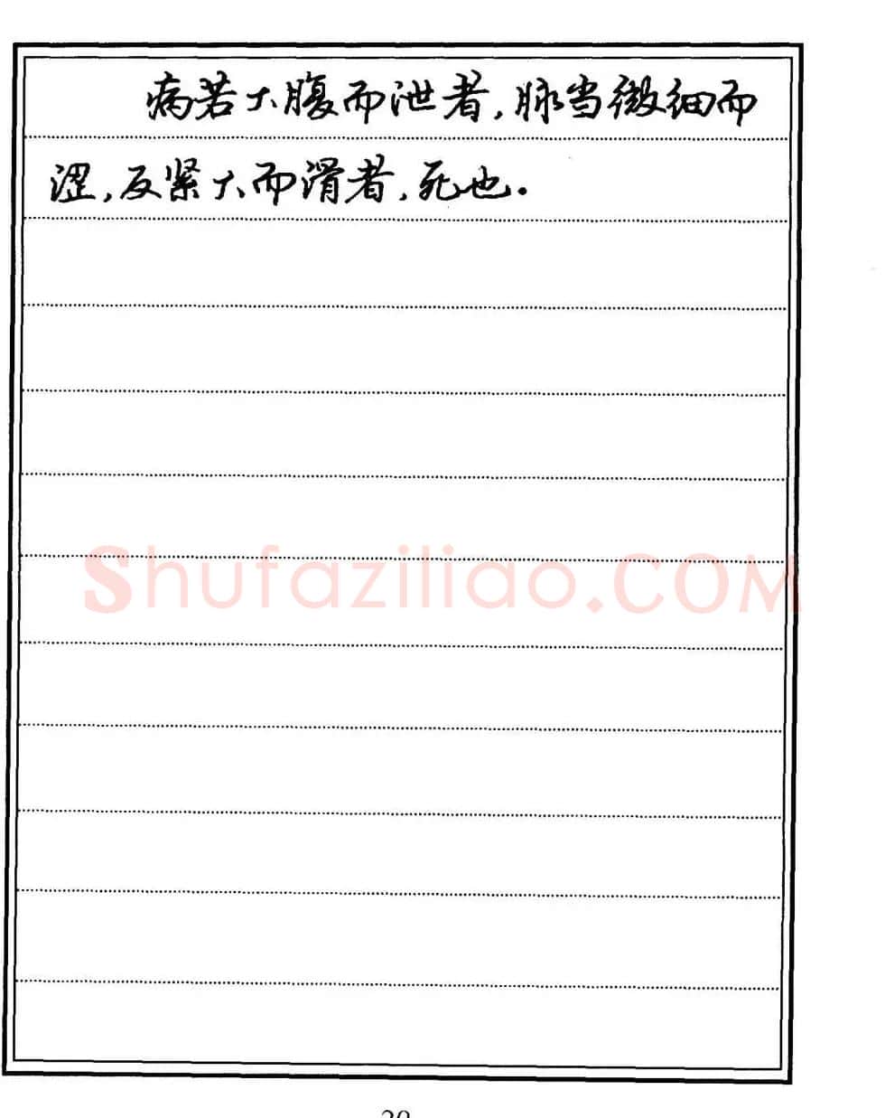 苏德生书法《中医经典钢笔字帖难经》 | 硬笔书法字帖