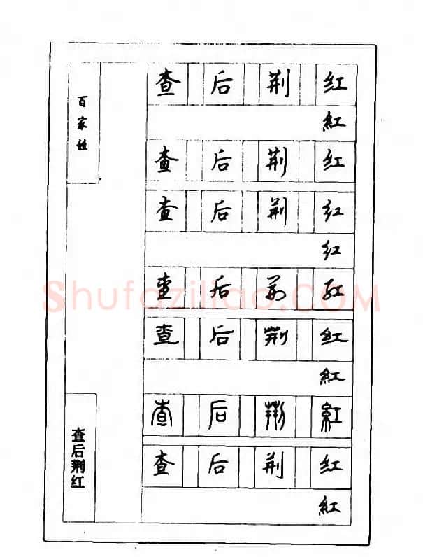 钢笔七体字帖《顾仲安书百家姓》 | 硬笔书法字帖