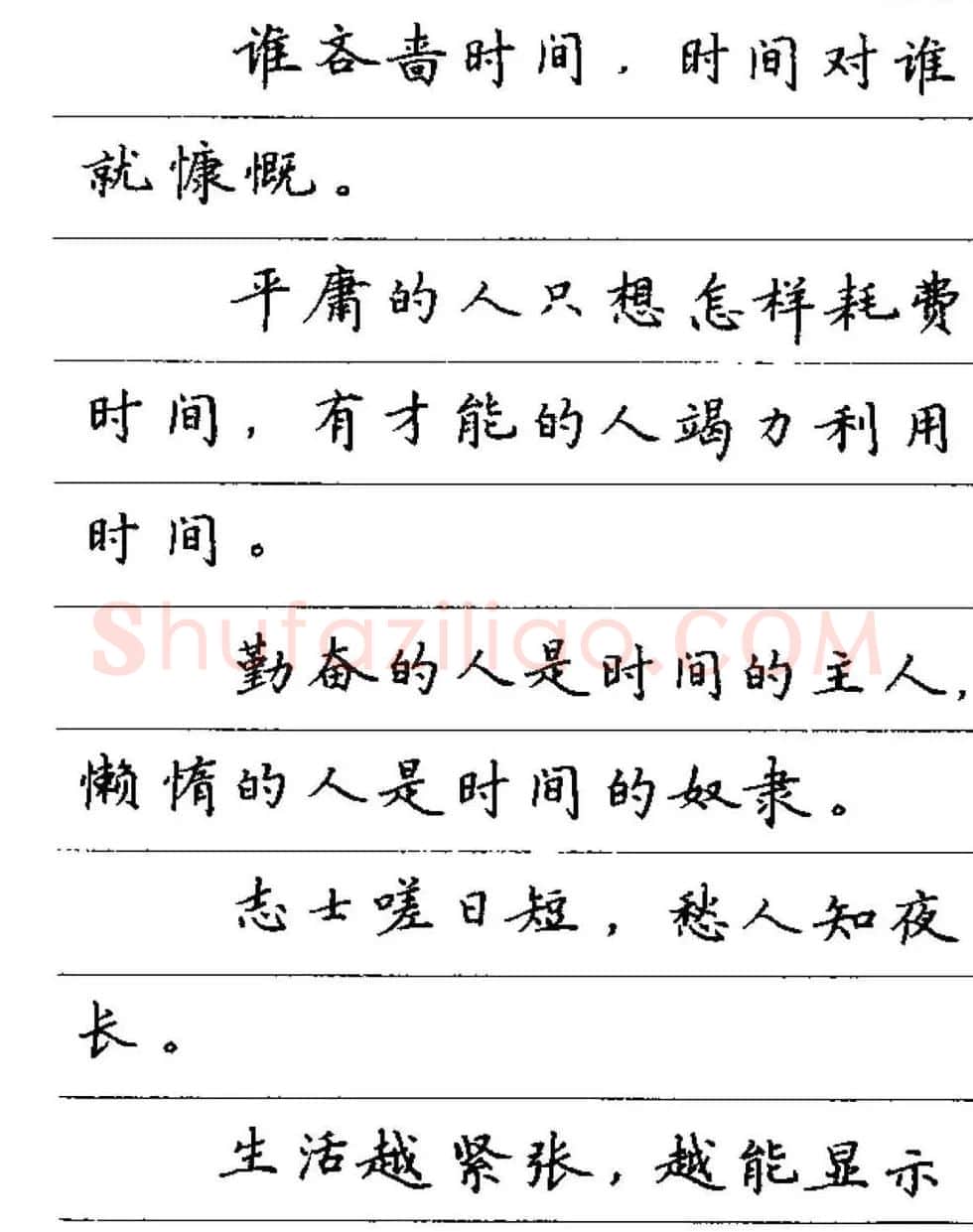 卢中南钢笔字帖《谚语名句》楷书篇 | 硬笔书法字帖