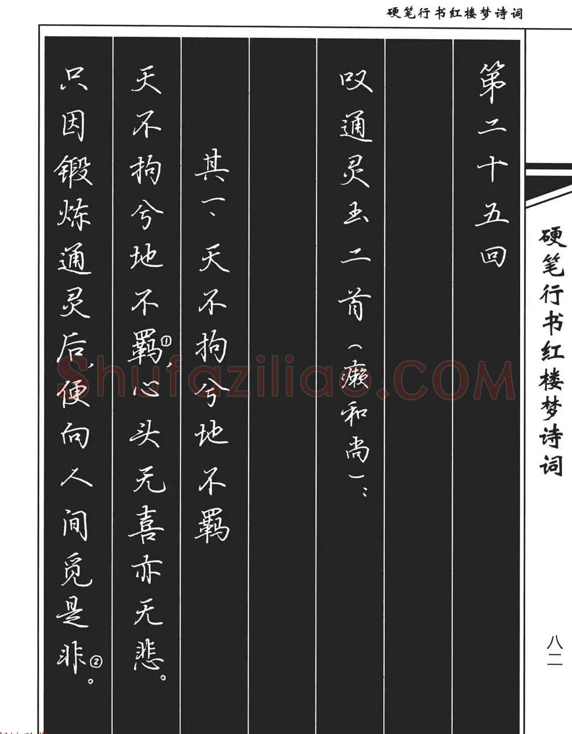 吴玉生钢笔字帖欣赏《硬笔行书红楼梦诗词》 | 硬笔书法字帖