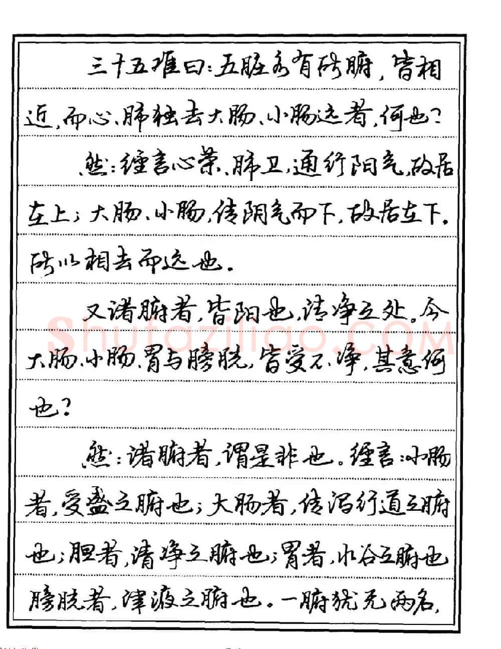 苏德生硬笔书法《中医经典钢笔字帖·难经》 | 硬笔书法字帖