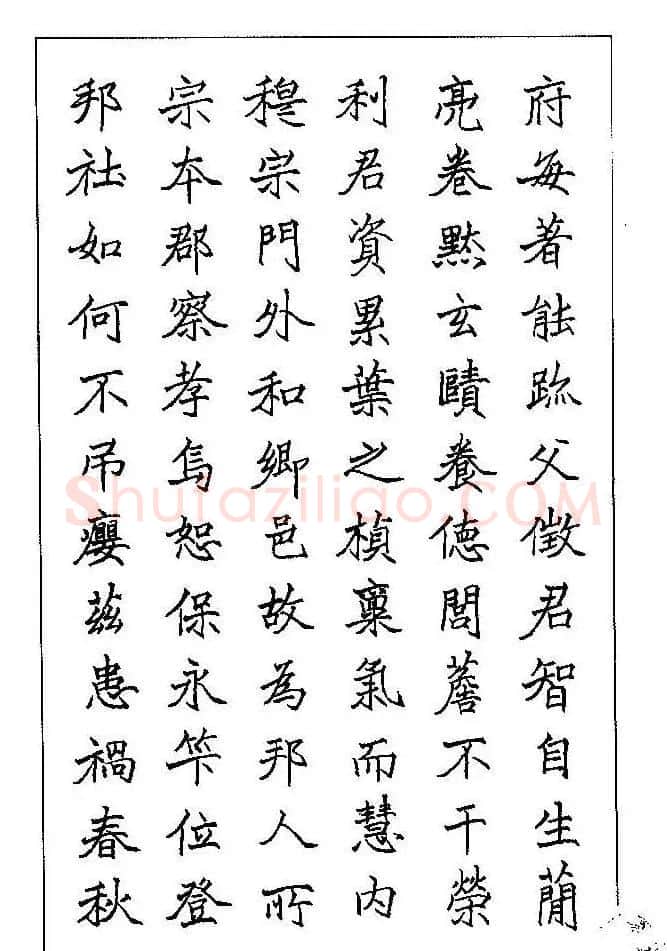 梁鼎光硬笔楷书字帖《钢笔临帖精选》 | 硬笔书法字帖