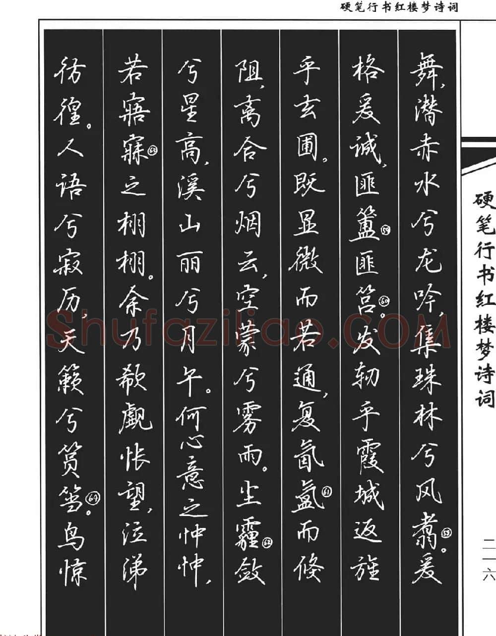 吴玉生钢笔字帖欣赏《硬笔行书红楼梦诗词》 | 硬笔书法字帖