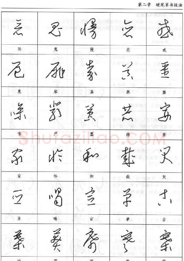 硬笔书法丛书《硬笔草书入门》 | 硬笔书法字帖