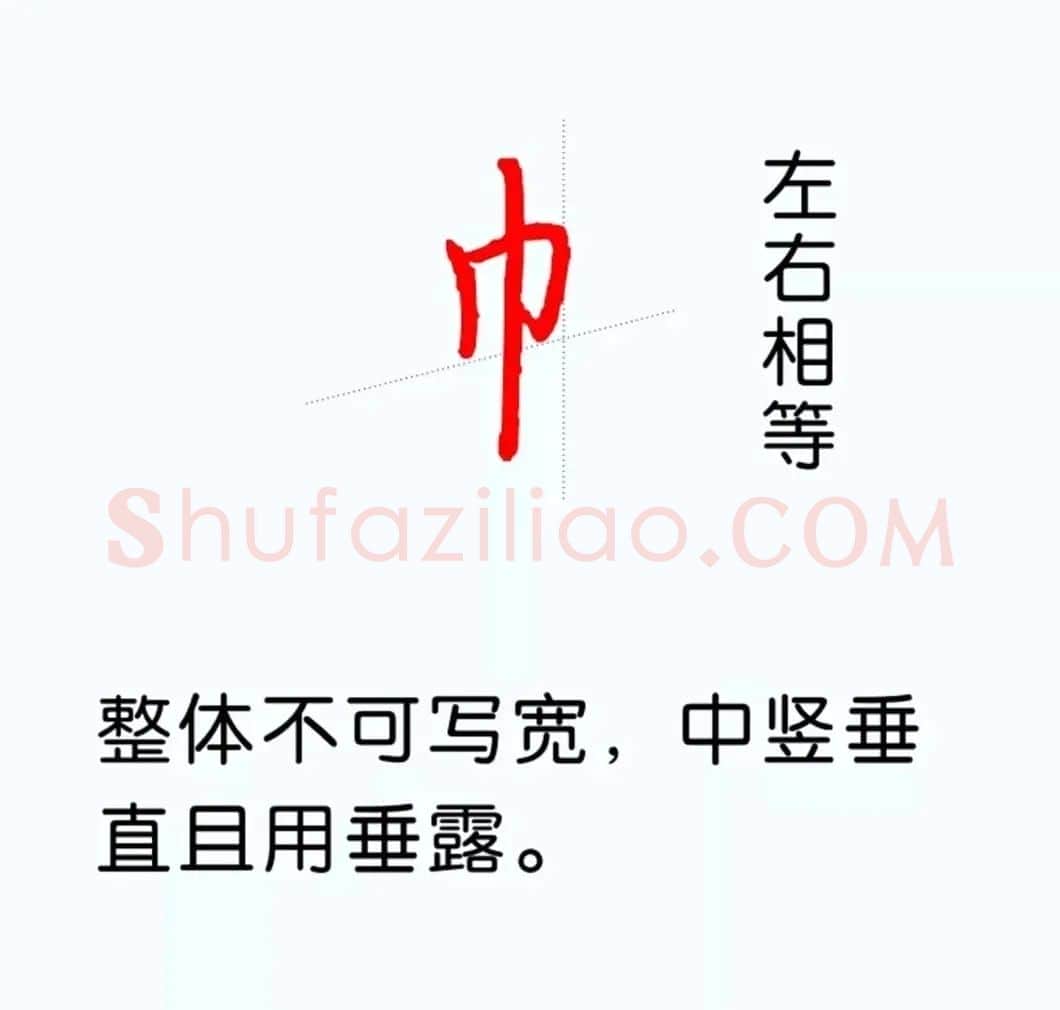 硬笔楷书教程：81个偏旁部首写法图解 | 硬笔书法字帖
