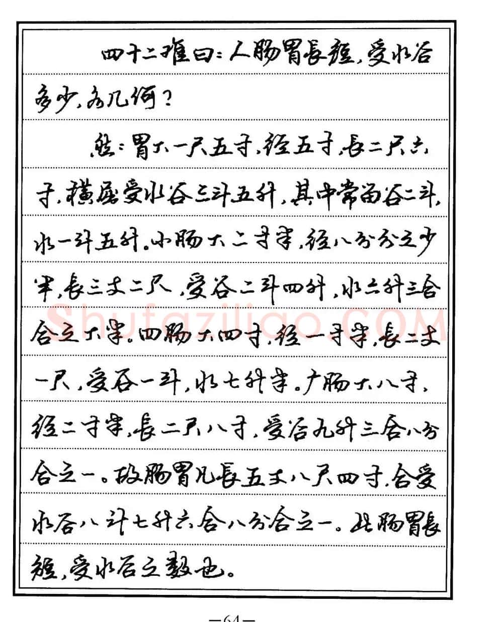 苏德生书法《中医经典钢笔字帖难经》 | 硬笔书法字帖