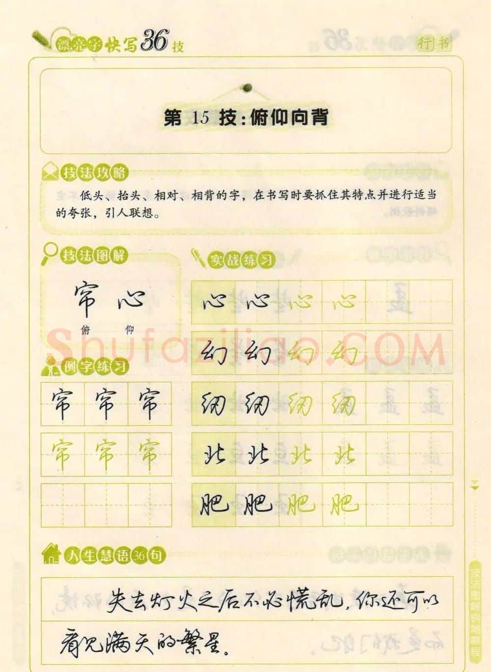 荆霄鹏钢笔行书字帖《漂亮字快写36技》 | 钢笔书法字帖