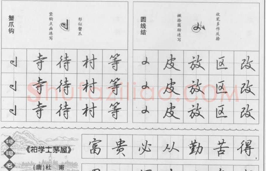 钢笔行书入门教材 | 钢笔书法字帖
