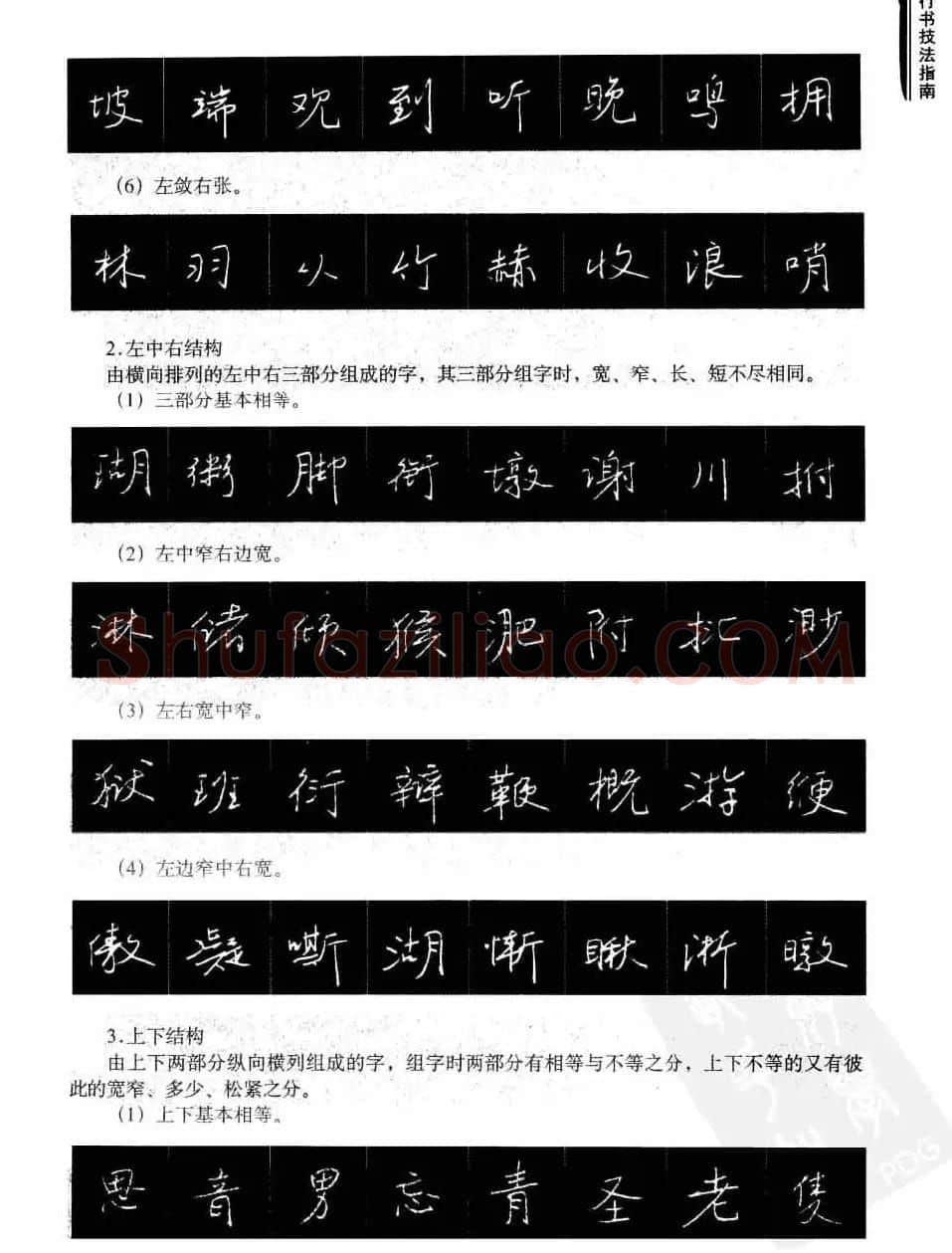 学习字帖《行书技法-中国硬笔书法指南》 | 钢笔书法字帖