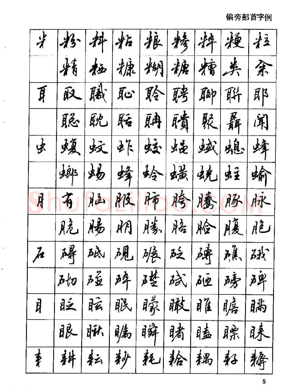 田英章硬笔书法字帖《钢笔行书实用技法字帖》 | 硬笔书法字帖