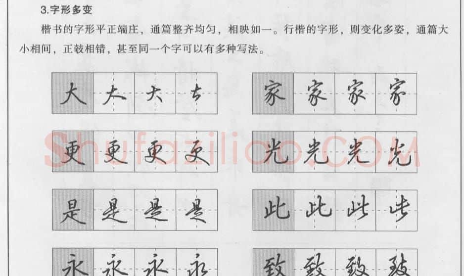 钢笔行书入门教材 | 钢笔书法字帖
