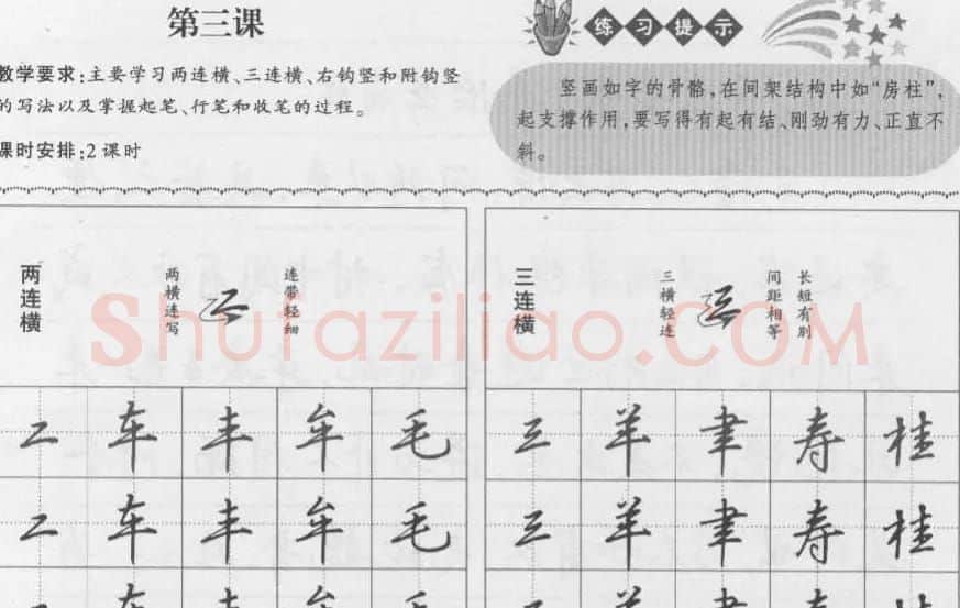 钢笔行书入门教材 | 钢笔书法字帖