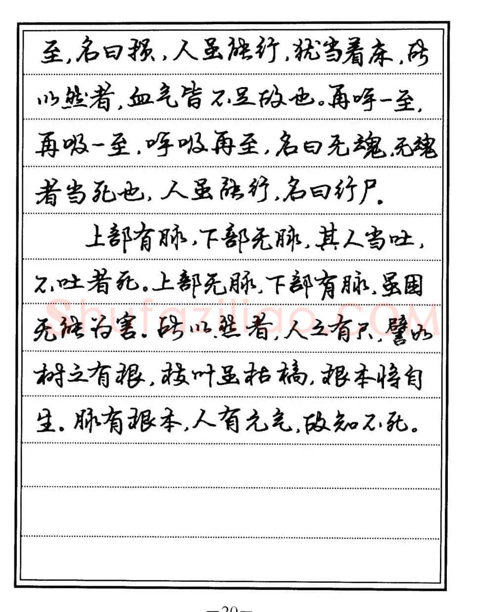 苏德生书法《中医经典钢笔字帖难经》 | 硬笔书法字帖