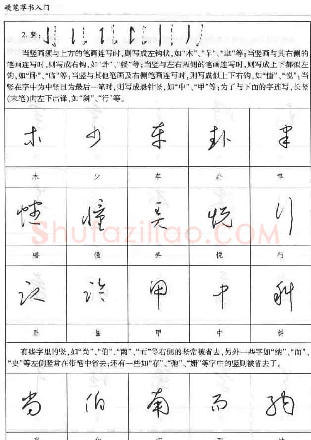 硬笔书法丛书《硬笔草书入门》 | 硬笔书法字帖