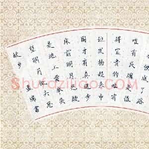 孟瑞(少儿组 11岁)硬笔书法大赛 入围作品选登图片欣赏