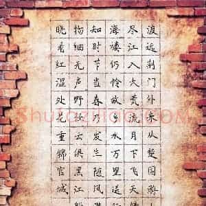 郭金玲(少儿组 14岁)硬笔书法大赛 入围作品选登图片欣赏