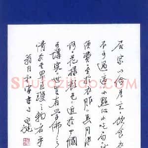 许永斌 硬笔行书作品《翁月和家书句》图片欣赏
