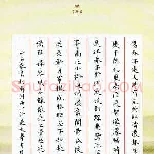 安琪(成人组 优秀奖)硬笔书法大赛 获奖作品图片欣赏